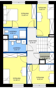 1 pokój, mieszkanie 132,01 m², parter, oferta nr D1/1, Gdańskie Zacisze, Gdańsk, Kokoszki, ul. Bysewska