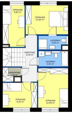 1 pokój, mieszkanie 132,01 m², parter, oferta nr D2/2, Gdańskie Zacisze, Gdańsk, Kokoszki, ul. Bysewska