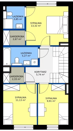 1 pokój, mieszkanie 113,62 m², parter, oferta nr M1/2, Gdańskie Zacisze, Gdańsk, Kokoszki, ul. Bysewska
