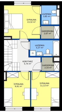1 pokój, mieszkanie 113,62 m², parter, oferta nr M1/1, Gdańskie Zacisze, Gdańsk, Kokoszki, ul. Bysewska