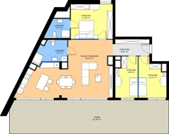 4 pokoje, mieszkanie 104,86 m², piętro 5, oferta nr B.5.5, Piekary 18, Poznań, Stare Miasto, ul. Piekary 18