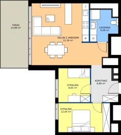 3 pokoje, mieszkanie 64,97 m², piętro 6, oferta nr A.6.4, Piekary 18, Poznań, Stare Miasto, ul. Piekary 18