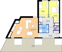 3 pokoje, mieszkanie 88,22 m², piętro 6, oferta nr B.6.2, Piekary 18, Poznań, Stare Miasto, ul. Piekary 18