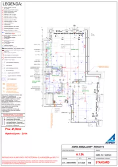 2 pokoje, mieszkanie 45,88 m², piętro 1, oferta nr A.1.3A, Piekary 18, Poznań, Stare Miasto, ul. Piekary 18