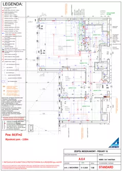 3 pokoje, mieszkanie 64,97 m², piętro 6, oferta nr A.6.4, Piekary 18, Poznań, Stare Miasto, ul. Piekary 18