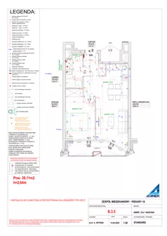 2 pokoje, mieszkanie 39,11 m², piętro 3, oferta nr B.3.5, Piekary 18, Poznań, Stare Miasto, ul. Piekary 18