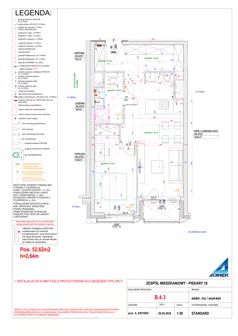 2 pokoje, mieszkanie 52,62 m², piętro 4, oferta nr B.4.3, Piekary 18, Poznań, Stare Miasto, ul. Piekary 18