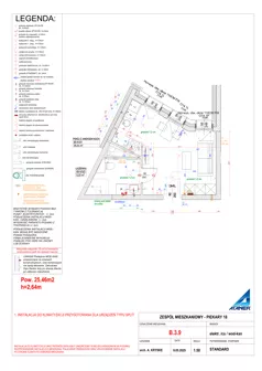 1 pokój, mieszkanie 25,46 m², piętro 3, oferta nr B.3.9, Piekary 18, Poznań, Stare Miasto, ul. Piekary 18
