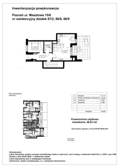 2 pokoje, mieszkanie 48,83 m², parter, oferta nr C.0.3, Nowy Folwark, Poznań, Starołęka-Minikowo-Marlewo, Minikowo, ul. Masztowa 13