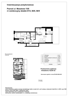 2 pokoje, mieszkanie 62,89 m², parter, oferta nr C.0.4, Nowy Folwark, Poznań, Starołęka-Minikowo-Marlewo, Minikowo, ul. Masztowa 13