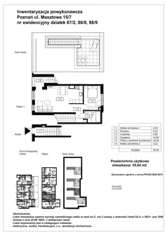 2 pokoje, mieszkanie 55,64 m², piętro 1, oferta nr C.1.4, Nowy Folwark, Poznań, Starołęka-Minikowo-Marlewo, Minikowo, ul. Masztowa 13