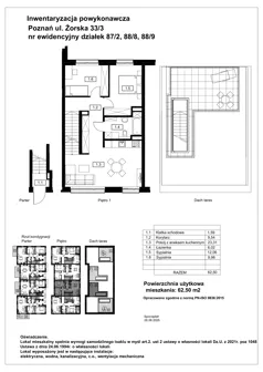 3 pokoje, mieszkanie 62,50 m², piętro 1, oferta nr E.1.2, Nowy Folwark, Poznań, Starołęka-Minikowo-Marlewo, Minikowo, ul. Masztowa 13