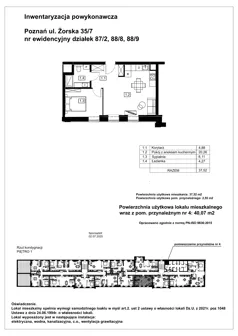 2 pokoje, mieszkanie 37,52 m², piętro 1, oferta nr G2.1.4, Nowy Folwark, Poznań, Starołęka-Minikowo-Marlewo, Minikowo, ul. Masztowa 13