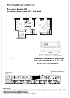 3 pokoje, mieszkanie 49,72 m², piętro 1, oferta nr G2.1.6, Nowy Folwark, Poznań, Starołęka-Minikowo-Marlewo, Minikowo, ul. Masztowa 13