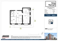1 pokój, mieszkanie 65,46 m², parter, oferta nr D1.1, Nowy Wyszogród, Bydgoszcz, Stary Fordon, ul. Fordońska 408