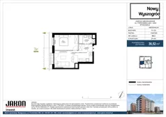 2 pokoje, mieszkanie 37,07 m², piętro 1, oferta nr D2.8, Nowy Wyszogród, Bydgoszcz, Stary Fordon, ul. Fordońska 408