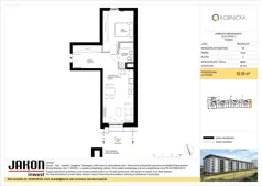 2 pokoje, mieszkanie 52,05 m², parter, oferta nr K5.A1, Kórnicka, Poznań, Rataje, Łacina, ul. Kórnicka