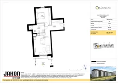 2 pokoje, mieszkanie 56,08 m², parter, oferta nr K5.C57, Kórnicka, Poznań, Rataje, Łacina, ul. Kórnicka