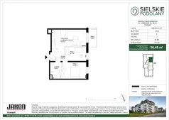 3 pokoje, mieszkanie 50,48 m², piętro 1, oferta nr D.A9, Sielskie Podolany, Poznań, Podolany, Podolany, ul. Jasielska 9