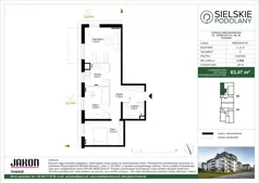 3 pokoje, mieszkanie 63,46 m², piętro 1, oferta nr C.B29, Sielskie Podolany, Poznań, Podolany, Podolany, ul. Jasielska 9