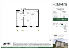 3 pokoje, mieszkanie 59,87 m², parter, oferta nr B.B32, Sielskie Podolany, Poznań, Podolany, Podolany, ul. Jasielska 9