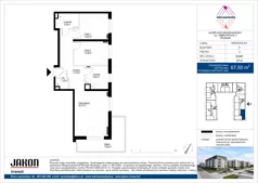 3 pokoje, mieszkanie 67,50 m², piętro 3, oferta nr D.A21, Wieruszowska, Poznań, Grunwald, Junikowo, ul. Wieruszowska 4
