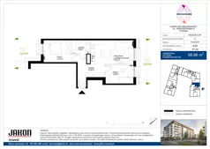 3 pokoje, mieszkanie 60,19 m², piętro 1, oferta nr E.C82, Wieruszowska, Poznań, Grunwald, Junikowo, ul. Wieruszowska 4