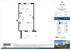 3 pokoje, mieszkanie 64,78 m², parter, oferta nr F.E87, Wieruszowska, Poznań, Grunwald, Junikowo, ul. Wieruszowska 4