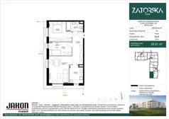 3 pokoje, mieszkanie 62,51 m², parter, oferta nr A2.A2, Zatorska Home, Wrocław, Psie Pole-Zawidawie, Zakrzów, ul. Zatorska 146-150
