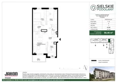 4 pokoje, mieszkanie 66,46 m², piętro 3, oferta nr B.C68, Sielskie Podolany, Poznań, Podolany, Podolany, ul. Jasielska 9