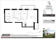 4 pokoje, mieszkanie 69,08 m², piętro 1, oferta nr 34D.7, Osiedle Konopnickiej, Grodzisk Mazowiecki, ul. Marii Konopnickiej 34C
