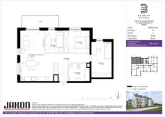 4 pokoje, mieszkanie 74,13 m², piętro 2, oferta nr 31.18, Bulwary Błonie, Błonie, ul. Narutowicza 46