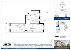4 pokoje, mieszkanie 68,89 m², parter, oferta nr E.C75, Wieruszowska, Poznań, Grunwald, Junikowo, ul. Wieruszowska 4