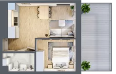 2 pokoje, apartament inwestycyjny 34,31 m², parter, oferta nr 3, Jachtowa, Świnoujście, ul. Stefana Rogozińskiego