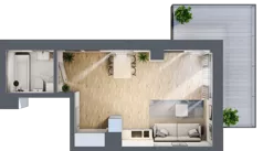 1 pokój, apartament inwestycyjny 32,78 m², piętro 2, oferta nr 26, Jachtowa, Świnoujście, ul. Stefana Rogozińskiego