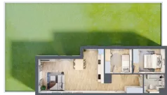 3 pokoje, mieszkanie 59,50 m², parter, oferta nr CZ1.B54, Nowa Czernica CZ1, Czernica, ul. Wojska Polskiego 13