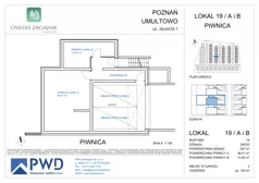 3 pokoje, mieszkanie 76,09 m², piętro 1, oferta nr 19/B, Osiedle Zagajnik - Etap 2, Poznań, Umultowo, Umultowo, ul. Zagajnikowa