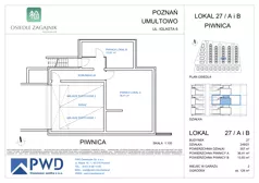 3 pokoje, mieszkanie 76,09 m², piętro 1, oferta nr 27/B, Osiedle Zagajnik - Etap 2, Poznań, Umultowo, Umultowo, ul. Zagajnikowa