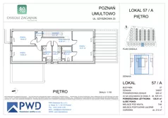 5 pokoi, mieszkanie 139,91 m², piętro 1, oferta nr 56B, Osiedle Zagajnik - Etap 2, Poznań, Umultowo, Umultowo, ul. Zagajnikowa
