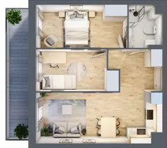 3 pokoje, mieszkanie 48,00 m², piętro 4, oferta nr 29, Comfort City Koral, Warszawa, Białołęka, Tarchomin, ul. Dionizosa 6a