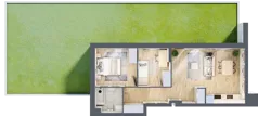 3 pokoje, mieszkanie 52,00 m², piętro 1, oferta nr 68, Comfort City Koral, Warszawa, Białołęka, Tarchomin, ul. Dionizosa 6a