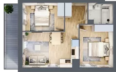 3 pokoje, mieszkanie 45,30 m², piętro 6, oferta nr 111, Comfort City Koral, Warszawa, Białołęka, Tarchomin, ul. Dionizosa 6a