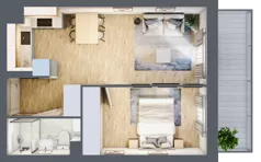 2 pokoje, mieszkanie 35,50 m², piętro 7, oferta nr 118, Comfort City Koral, Warszawa, Białołęka, Tarchomin, ul. Dionizosa 6a