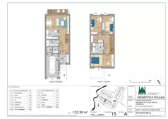 Dom i rezydencja 132,26 m², oferta nr 15A, Srebrzysta Polana, Mińsk Mazowiecki, ul. Łąkowa/ Piaskowa /Langiewicza