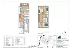 Dom 134,45 m², oferta nr 8B, Srebrzysta Polana, Mińsk Mazowiecki, ul. Łąkowa/ Piaskowa /Langiewicza