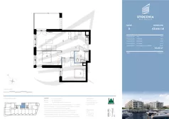 3 pokoje, mieszkanie 63,63 m², piętro 2, oferta nr K4.1.8, Stocznia Residence, Płock, ul. Popłacińska 42