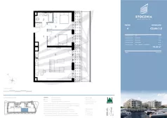 3 pokoje, mieszkanie 75,20 m², piętro 4, oferta nr K6.1.3, Stocznia Residence, Płock, ul. Popłacińska 42