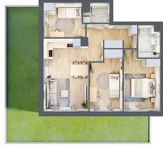 4 pokoje, mieszkanie 66,81 m², parter, oferta nr AM07, Nowa Drożdżownia - Etap II, Kraków, Bieżanów-Prokocim, ul. Drożdżowa 5