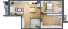 2 pokoje, apartament 67,59 m², piętro 5, oferta nr 607B, Krowodrza Park, Kraków, Krowodrza, Łobzów, al. Kijowska