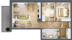 3 pokoje, mieszkanie 63,11 m², parter, oferta nr 5, Lwowska 14, Chorzów, ul. Lwowska 14